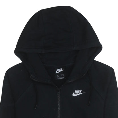 Nike Men's Black XS Full Zip Hoodie Sweatshirt Logo Fleece