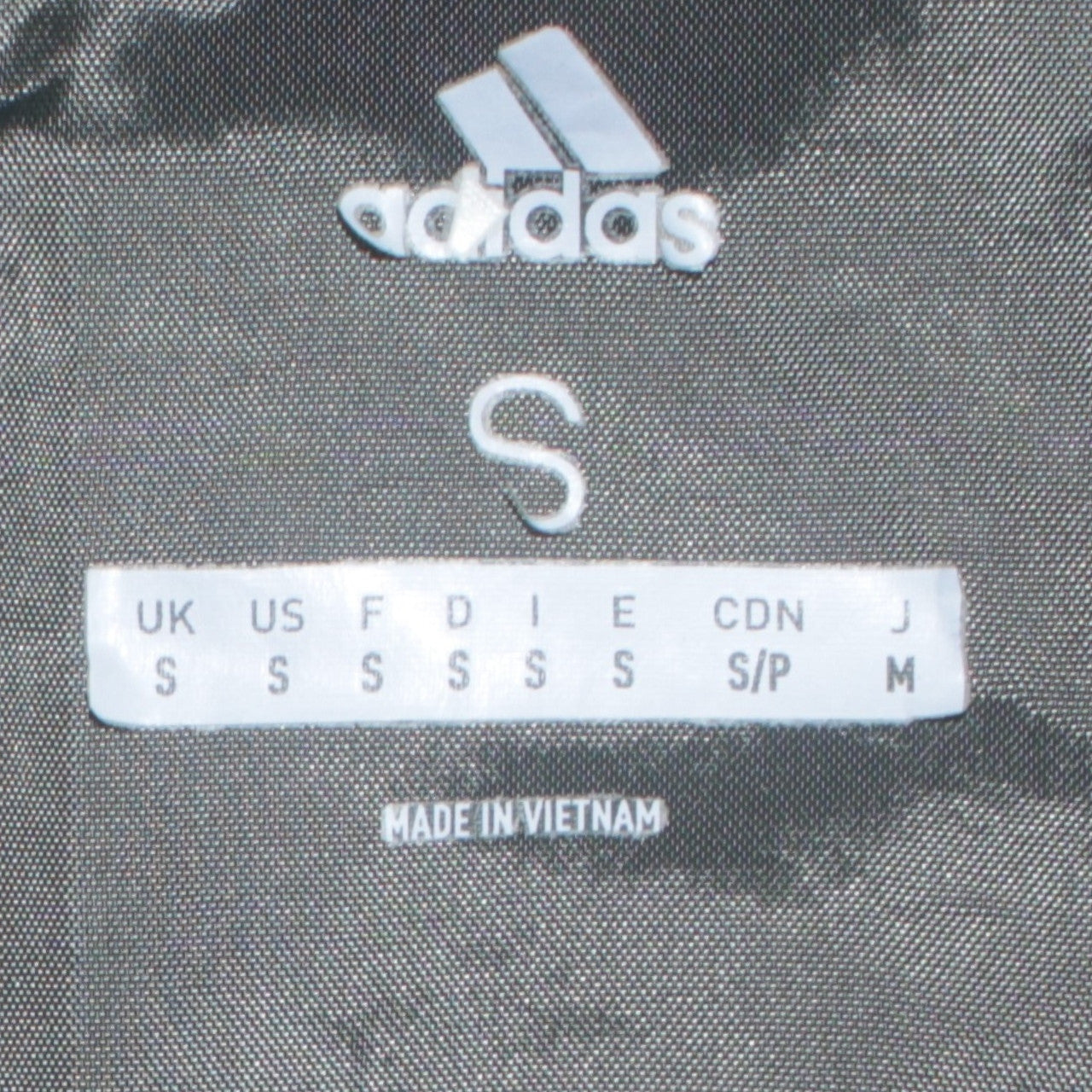 adidas Men Green Small Puffer Jacket Lightweight Full Zip