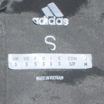 adidas Men Green Small Puffer Jacket Lightweight Full Zip