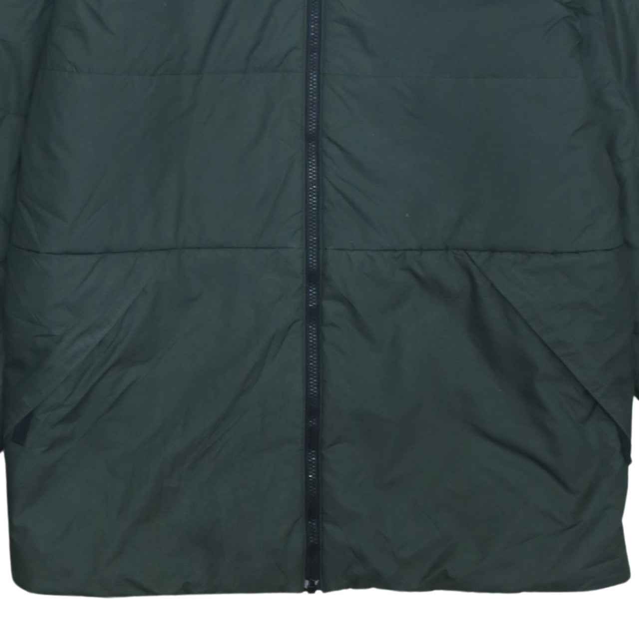 adidas Men Green Small Puffer Jacket Lightweight Full Zip