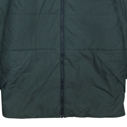 adidas Men Green Small Puffer Jacket Lightweight Full Zip