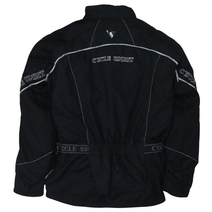 Cycle Spirit Men's Black S Waterproof Motorcycle Jacket