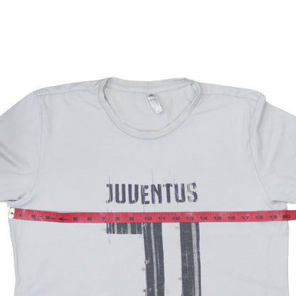 Adidas Men’s White Juventus Graphic T-Shirt Size M Sports Fan Tee