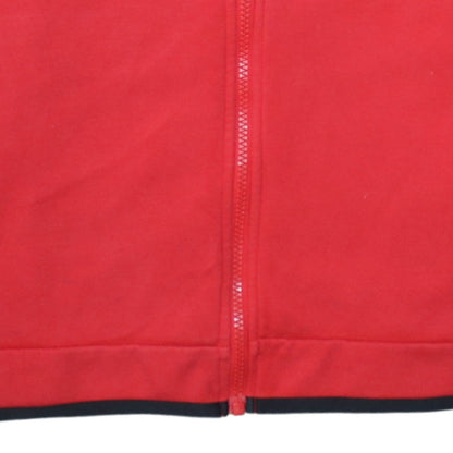 Nike Boys Red Full Zip Hoodie XL 158-170cm Black Logo Sportswear