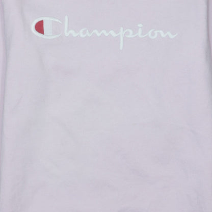 Champion Women's Pink Crew Neck Pullover Sweatshirt Large