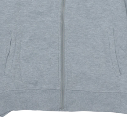 Ellesse Womens Grey Full Zip Hoodie UK 8 Hooded Sweatshirt