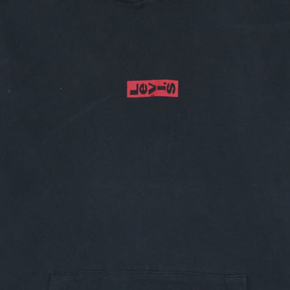 Levi's Men's Black Pullover Hoodie S Logo Fleece Classic Style