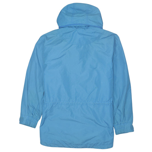 Columbia Women’s Blue Hooded Parka Jacket Size M Water Resistant Outdoor