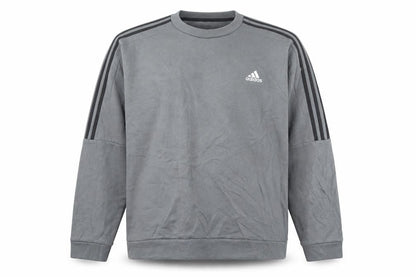 Adidas Men's Grey XL Pullover Crew Neck Sweatshirt