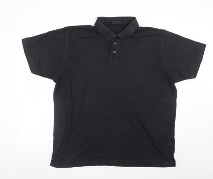 Dickies Men's Black 3XL Workwear Cotton Blend Polo Shirt
