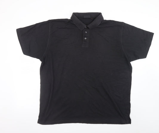 Dickies Men's Black 3XL Workwear Cotton Blend Polo Shirt