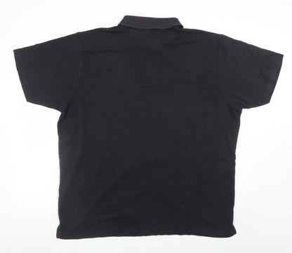 Dickies Men's Black 3XL Workwear Cotton Blend Polo Shirt