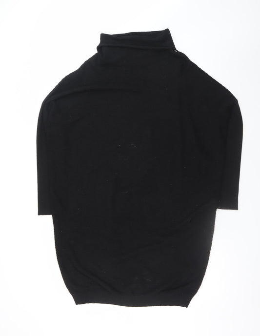 Phase Eight Women’s Black Roll Neck Knit Bodycon Dress M