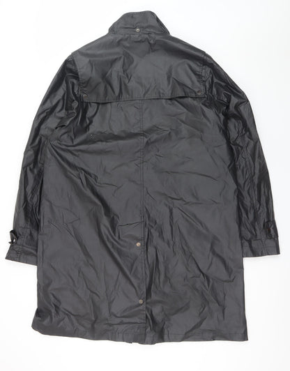 Clodagh Gallaghan Womens Black Size 16 Long Waterproof Rain Coat