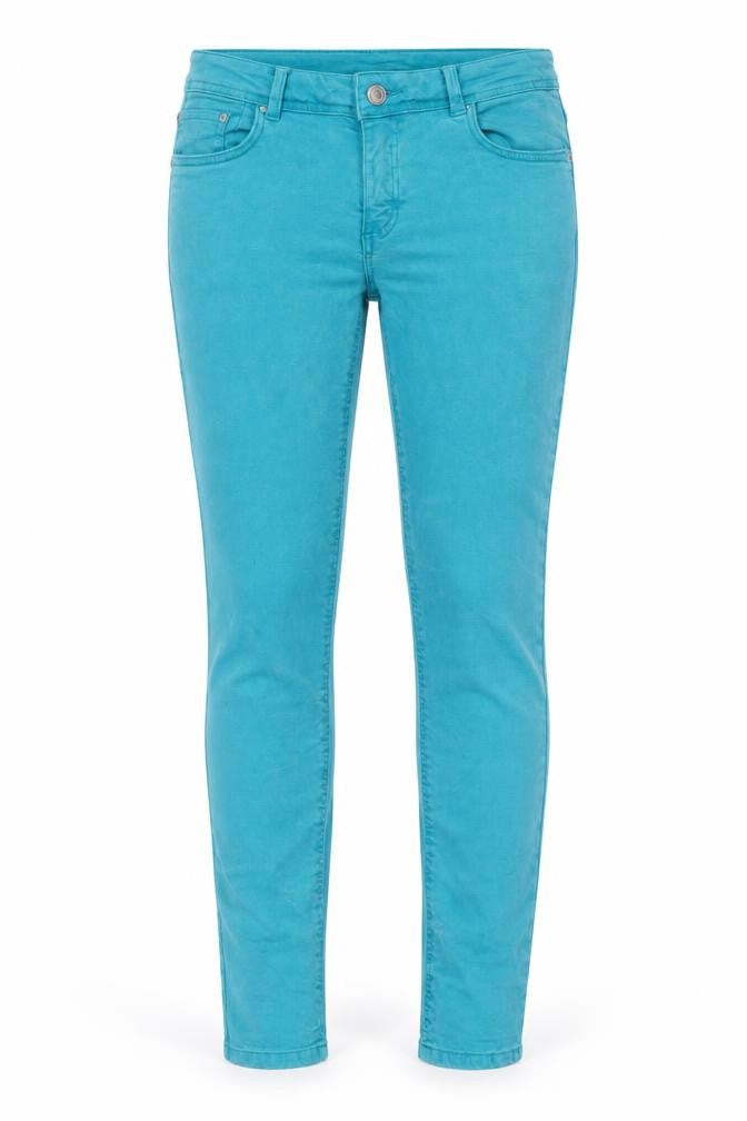 Zara Women Green Skinny Jeans Size 10 Slim Fit Stretch Denim