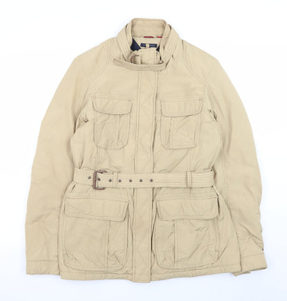 Tommy Hilfiger Women’s Beige Belted Military Jacket XL