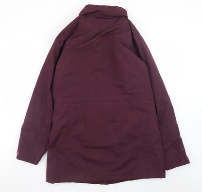 Regatta Womens Purple Waterproof Parka Coat Size 14