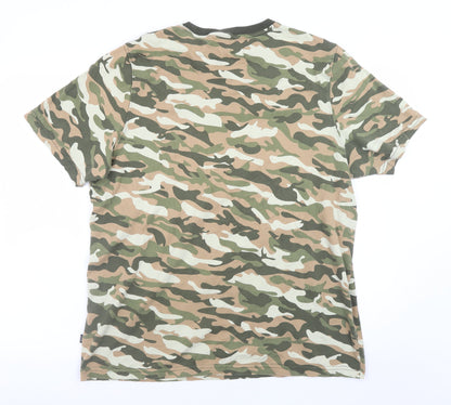 Puma Men's XL Camouflage Crew Neck Cotton T-Shirt