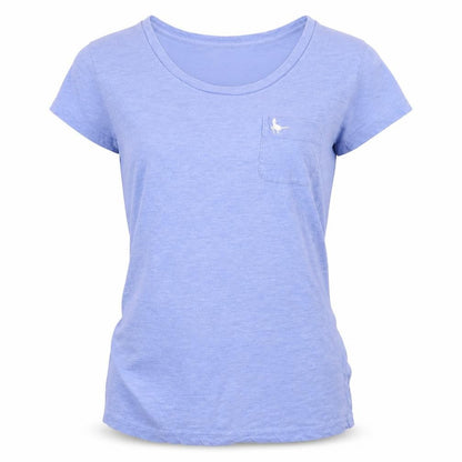 Jack Wills Womens Blue Basic T-Shirt Size 6 Short Sleeve