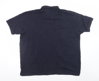 James Pringle Men’s Blue 2XL Cotton Polo Shirt