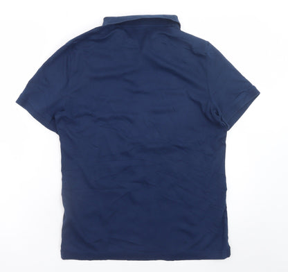 Banana Republic Men's Blue Slim Fit Luxury Touch Polo Shirt Size S