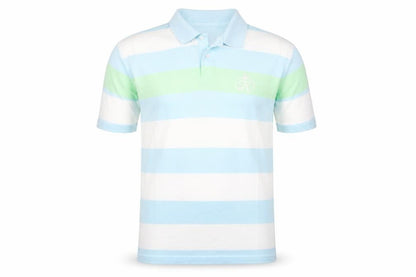 Burberry Golf Men's Multicoloured Striped Polo Shirt Size L