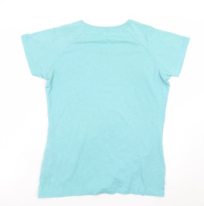 Trespass Women Blue Quick Dry Short Sleeve T-Shirt UK 12