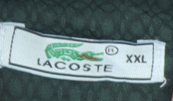 Lacoste Men's Blue 2XL Cotton Collared Polo Shirt