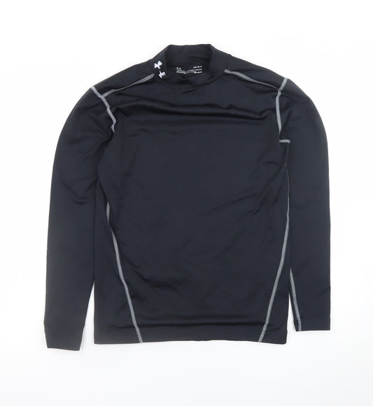 Under Armour Men's Black Long Sleeve Compression ColdGear Top Size L