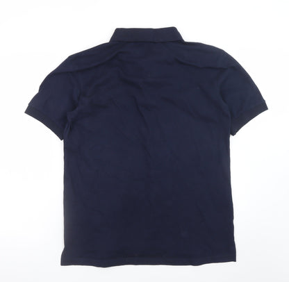 Ralph Lauren Polo Sport Men's Blue Cotton Short Sleeve Polo Shirt Size L