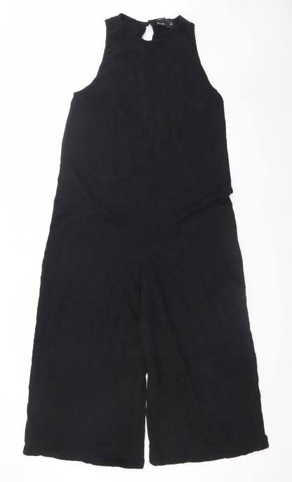 ASOS DESIGN Womens Black Size 8 Sleeveless Midi Shift Dress