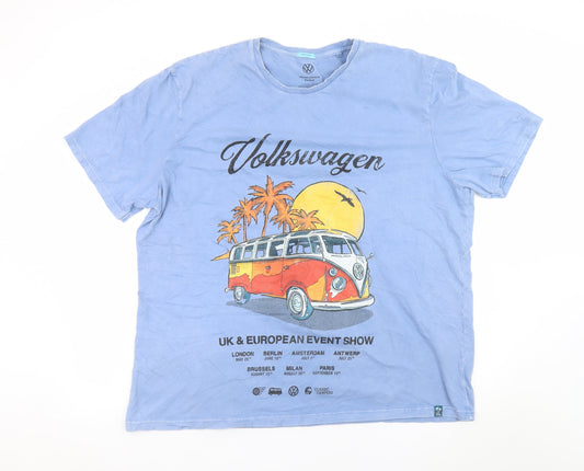 Next Men’s Blue Volkswagen Van Graphic T-Shirt Size 2XL