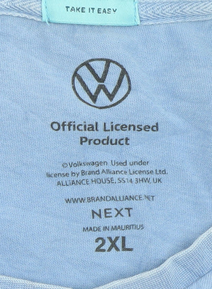 Next Men’s Blue Volkswagen Van Graphic T-Shirt Size 2XL