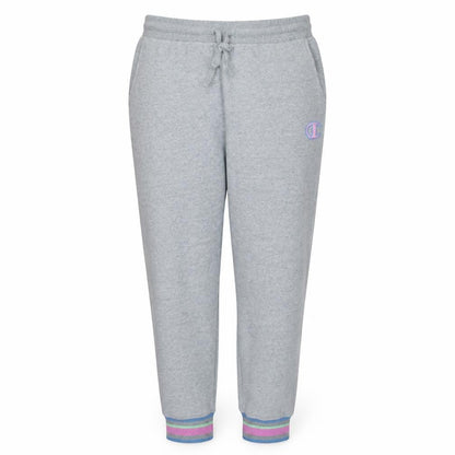 Champion Womens Grey XL Jogger Sweatpants Cotton Blend