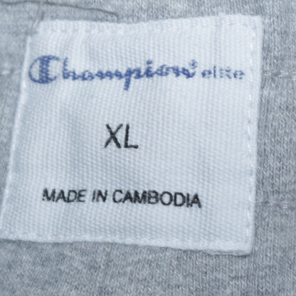 Champion Womens Grey XL Jogger Sweatpants Cotton Blend