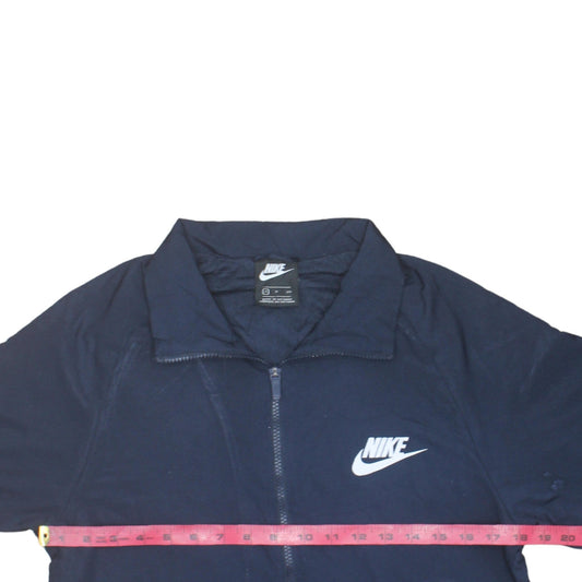 Nike Men's Blue Small Lightweight Full Zip Windbreaker Jacket