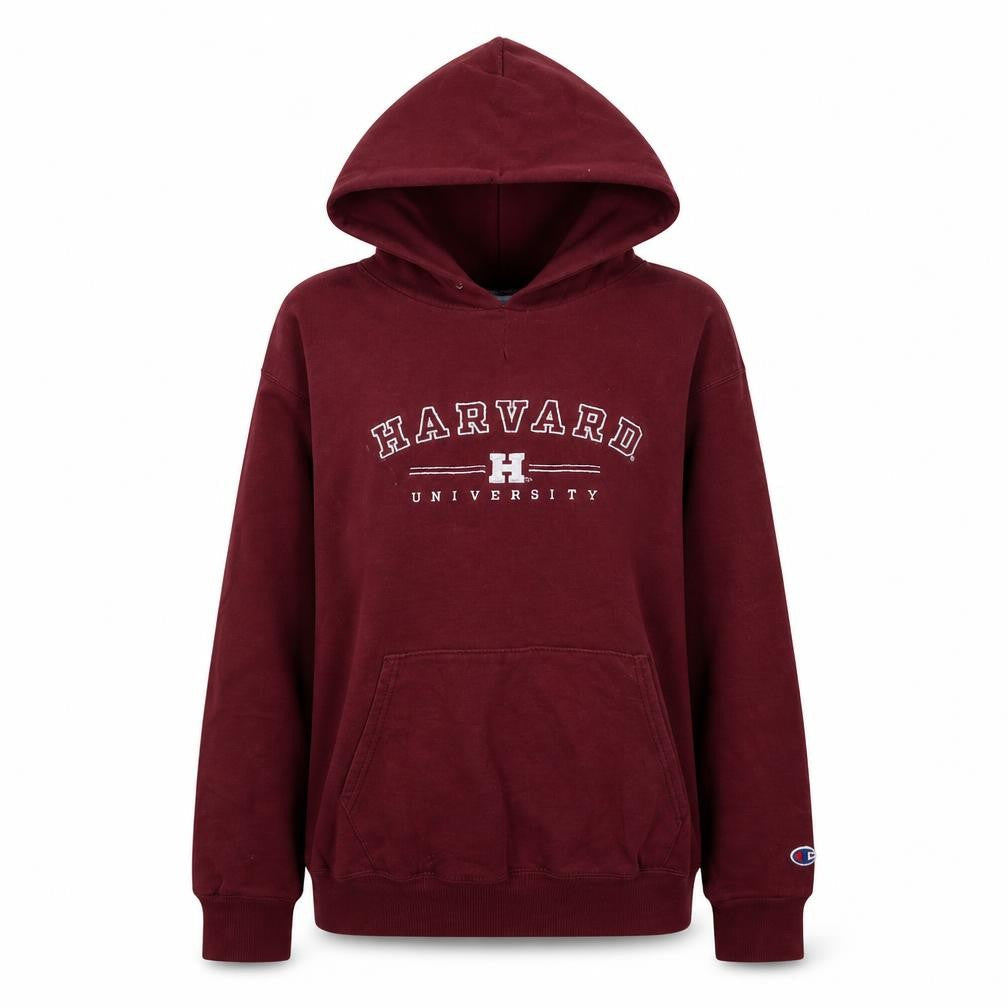 Champion Women's Maroon Harvard University Pullover Hoodie Size S