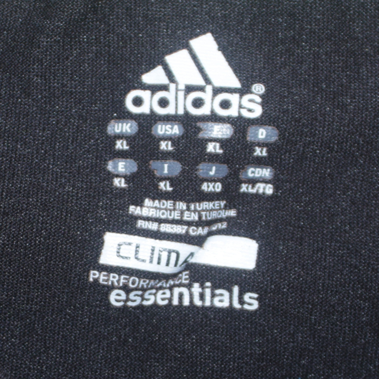 Adidas Men’s Black Green Striped Clima Essentials T-Shirt XL
