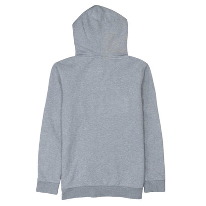 Napapijri Boys Grey Hooded Pullover Sweatshirt Size 14 Years Logo Design