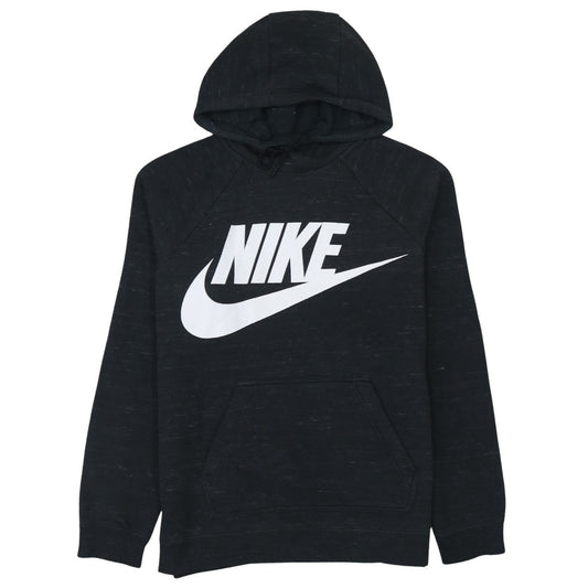 Nike Women’s Black Small Pullover Hoodie with Logo Print