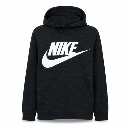 Nike Women’s Black Small Pullover Hoodie with Logo Print