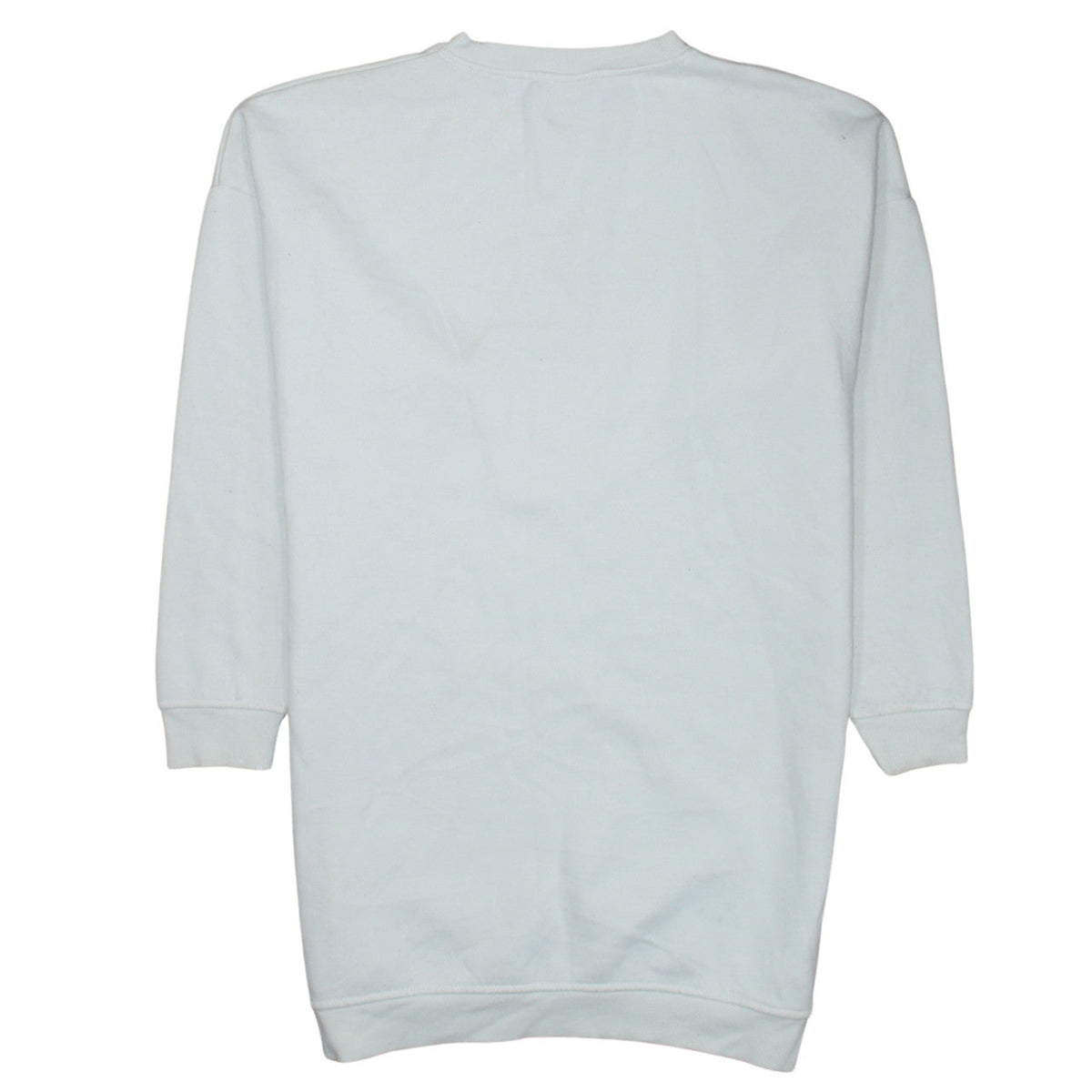 Brand and care label for Disney Winnie the Pooh Women's White XS Long Sleeve T-Shirt Dress
