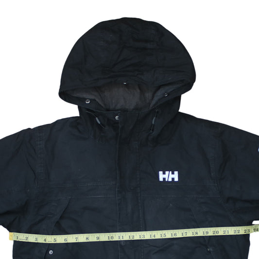 Helly Hansen Men's Black L Waterproof Hooded Parka Jacket