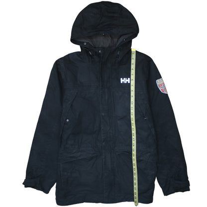 Helly Hansen Men's Black L Waterproof Hooded Parka Jacket