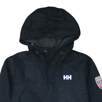Helly Hansen Men's Black L Waterproof Hooded Parka Jacket