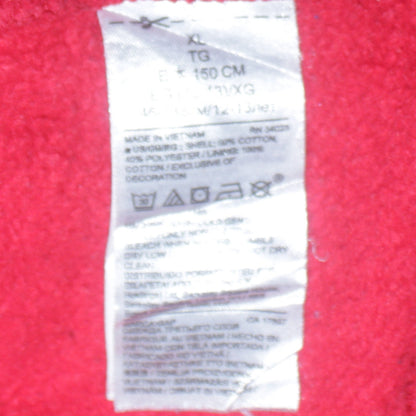 GAP Boys Red Full Zip Fleece Hoodie Size 12 Years with Logo Detail