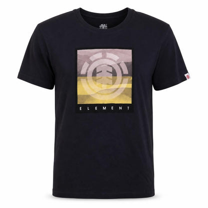 Element Womens Black Regular Fit Cotton Graphic T-Shirt Size 12