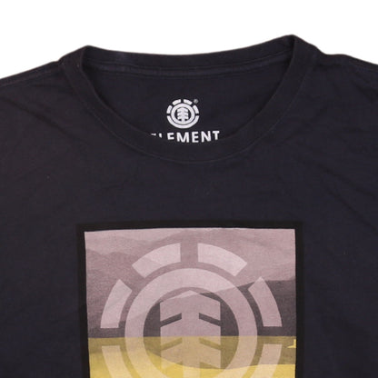 Element Womens Black Regular Fit Cotton Graphic T-Shirt Size 12