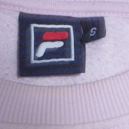 Fila Womens Pink Crew Neck Pullover Sweatshirt Size S