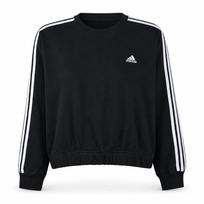 Adidas Women Black XL Pullover Sweatshirt Crew Neck